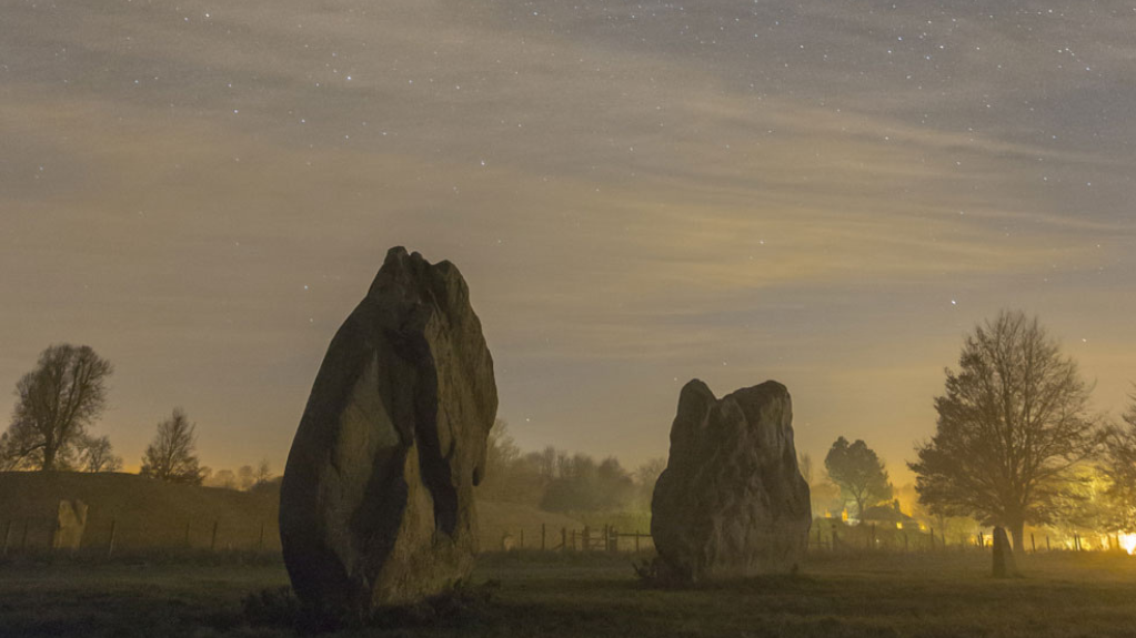 Stars over Avebury Stone Circle